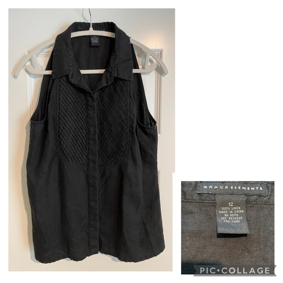Grace elements sleeveless top size 12 - Picture 1 of 1